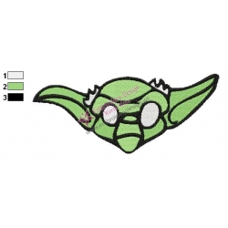 Star Wars Yoda Master 08 Embroidery Design